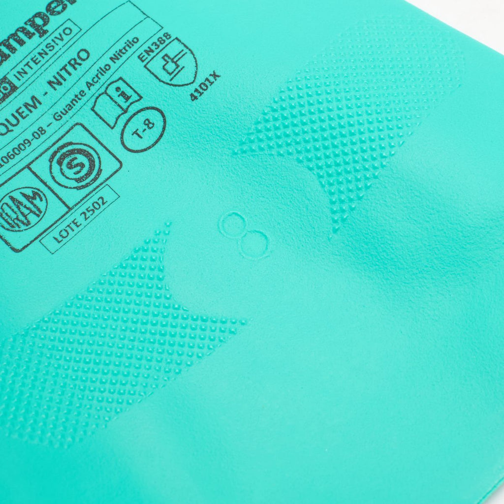Guante Acrilo Nitrilo Flocado Quem Pampero